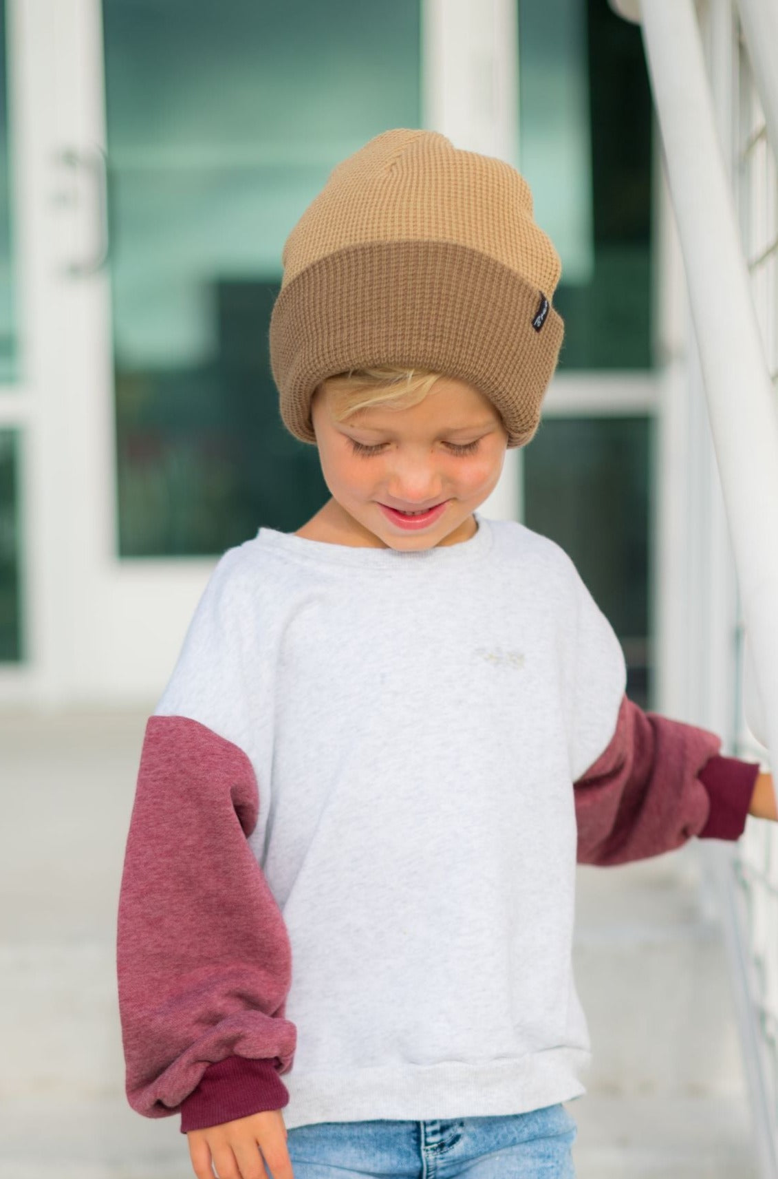 Color Block Beanie