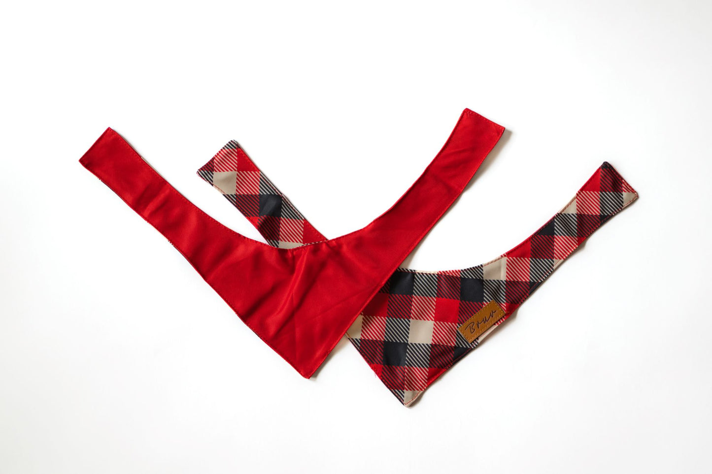 Holly Plaid Dog Bandana