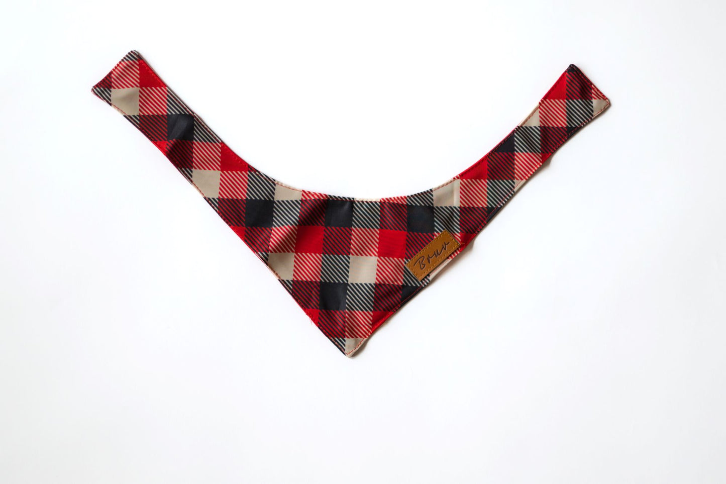 Holly Plaid Dog Bandana
