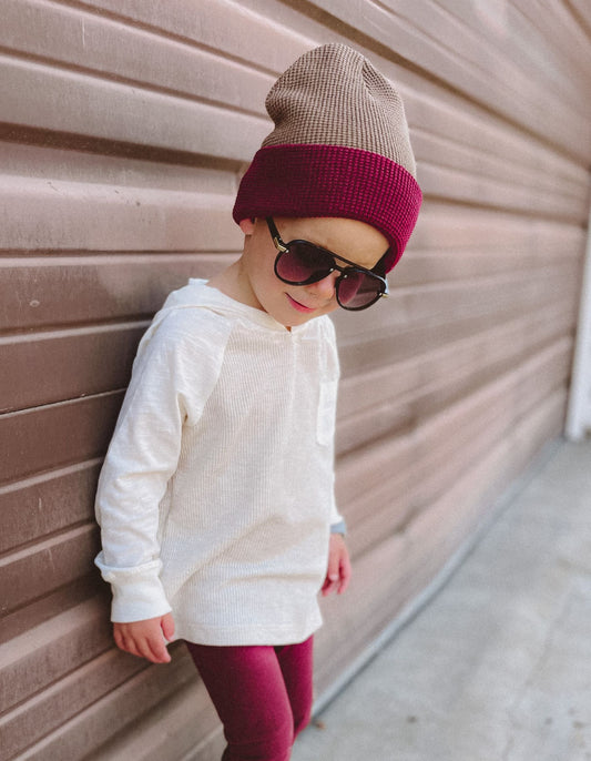 Color Block Beanie
